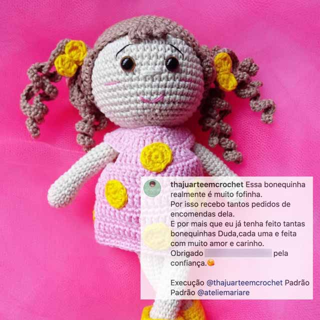 Imagem com Trabalho das Alunas - Boneca Duda #2