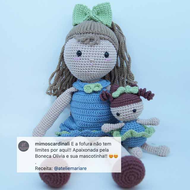 Imagem com Trabalho das Alunas - Boneca Olivia #1