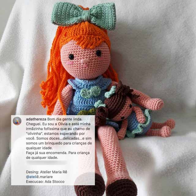 Imagem com Trabalho das Alunas - Boneca Olivia #3