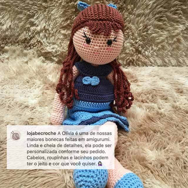 Imagem com Trabalho das Alunas - Boneca Olivia #4