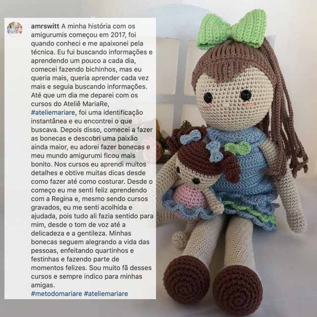 Imagem com Trabalho das Alunas - Boneca Olivia #5